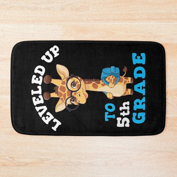 Item preview, Leveled up to 5th grade - Funny Giraffe designed and sold by HandicraftArt.