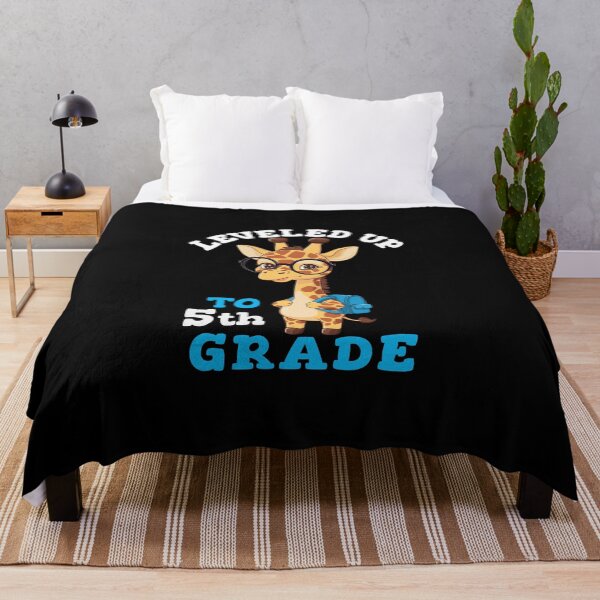 Item preview, Leveled up to 5th grade - Funny Giraffe designed and sold by HandicraftArt.