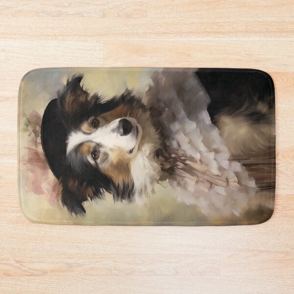 Item preview, Lady Emily The Border Collie | Impressionism designed and sold by AniDragonfly.