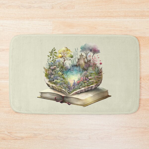 Item preview, Floral Open Book designed and sold by GiraffeCreative.