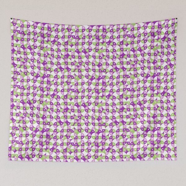 Item preview, Abstract circles and triangles, lilac-green version designed and sold by Alex  Blud.