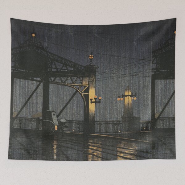 Item preview, Shin Ohashi Bridge by Kawase Hasui designed and sold by Takeda-art.