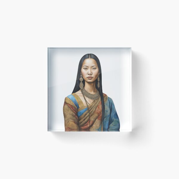 Item preview, Thai Watercolor Art, Thai Woman, Thai Style, Thailand designed and sold by SRLND.