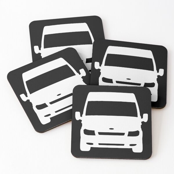 Item preview, Ford Transit Van Turneo LWB 2000-2006 white silhouette designed and sold by EdimDesign.