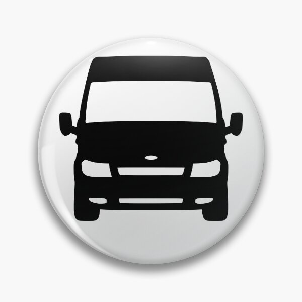 Item preview, Ford Transit Van Turneo LWB 2000-2006 Black silhouette designed and sold by EdimDesign.