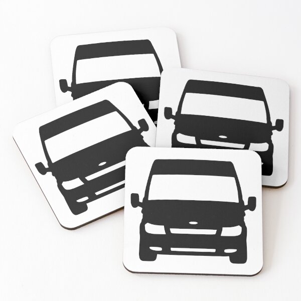 Item preview, Ford Transit Van Turneo LWB 2000-2006 Black silhouette designed and sold by EdimDesign.