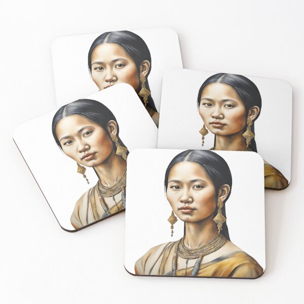 Item preview, Thai Watercolor Art, Thai Woman, Thai Style, Thailand designed and sold by SRLND.