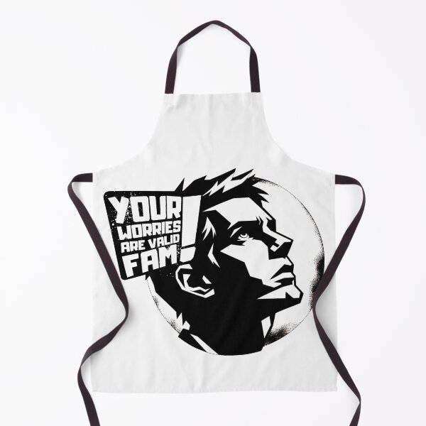 Item preview, Your Worries Are Valid, Fam! Black and White Graphic with Stylized Text designed and sold by SplashTastic.