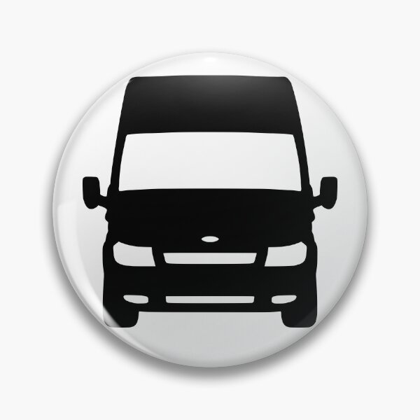 Item preview, Ford Transit Van Turneo LWB H3 2000-2006 Black silhouette designed and sold by EdimDesign.