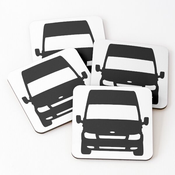 Item preview, Ford Transit Van Turneo LWB H3 2000-2006 Black silhouette designed and sold by EdimDesign.
