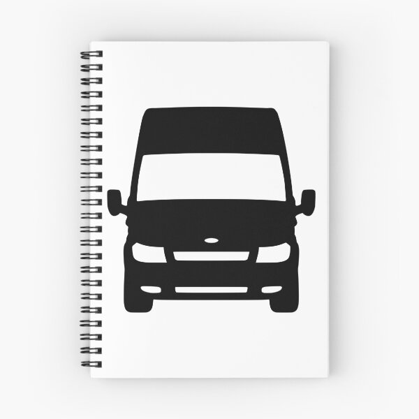 Item preview, Ford Transit Van Turneo LWB H3 2000-2006 Black silhouette designed and sold by EdimDesign.