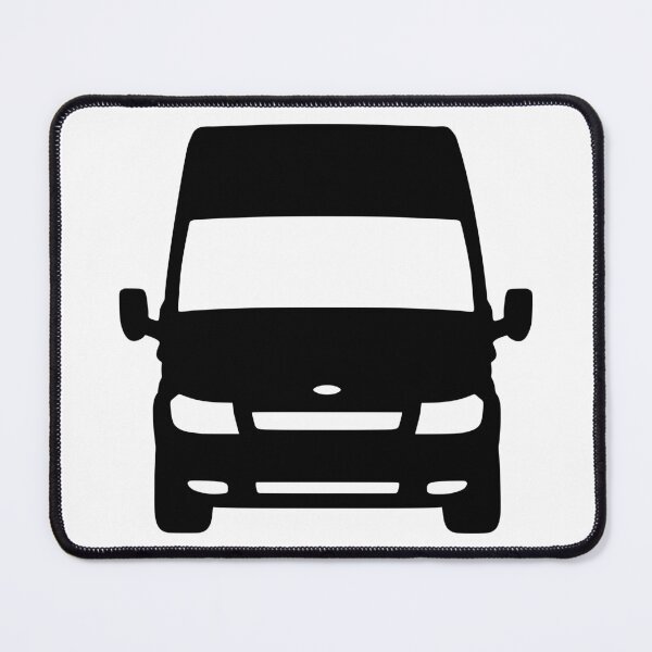 Item preview, Ford Transit Van Turneo LWB H3 2000-2006 Black silhouette designed and sold by EdimDesign.