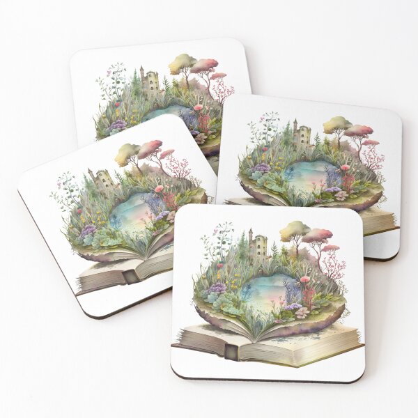 Item preview, Floral Open Book designed and sold by GiraffeCreative.