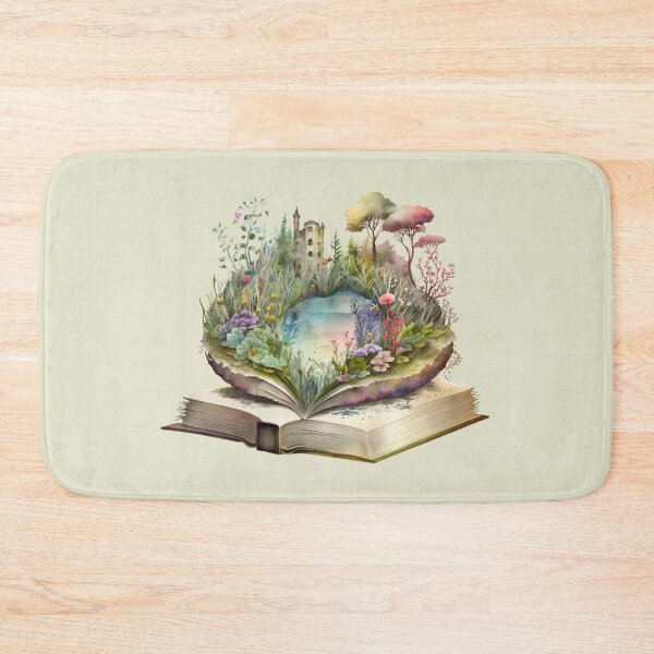 Item preview, Floral Open Book designed and sold by GiraffeCreative.