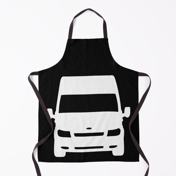 Item preview, Ford Transit Van Turneo LWB H3 2000-2006 white silhouette designed and sold by EdimDesign.