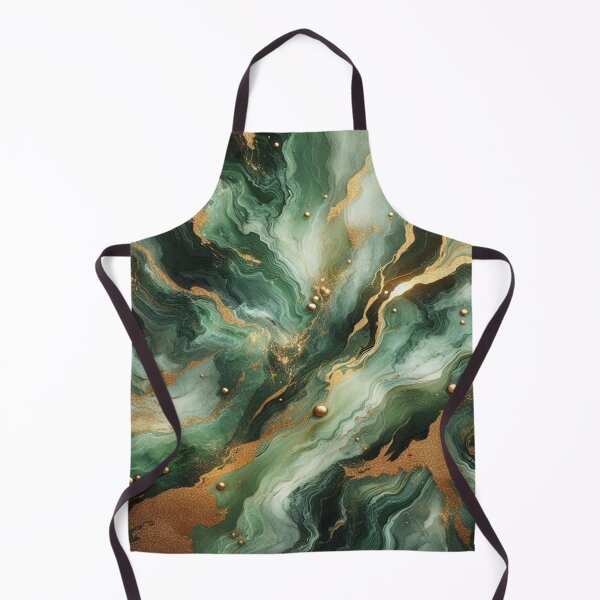 Item preview, Elegance in green: Realistic marble with golden accents – A digital masterpiece designed and sold by FotoworldEdel.