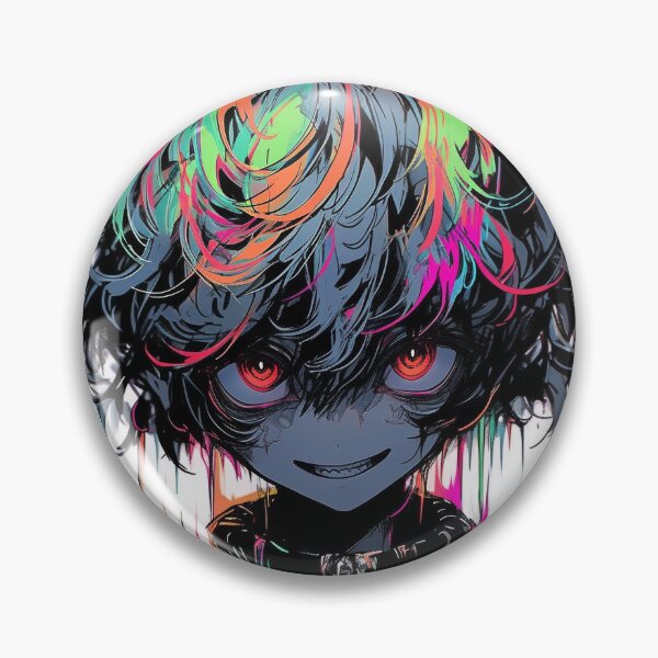 Item preview, Neon Chaos: Vibrant Anime Character Art by AI designed and sold by DigitAIShop.