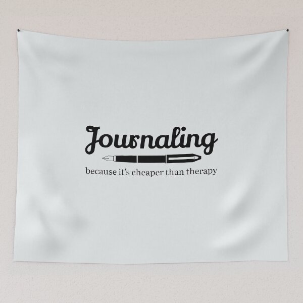 Item preview, Journaling: Because It's Cheaper than Therapy designed and sold by musthavewords.