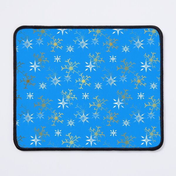 Item preview, White And Gold Snowflakes Pattern designed and sold by Sartoris Art.