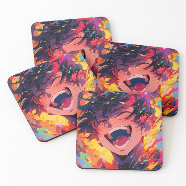 Aperçu de l'œuvre Expression extatique Couleurs radieuses Anime Art par AI créée et vendue par DigitAIShop.