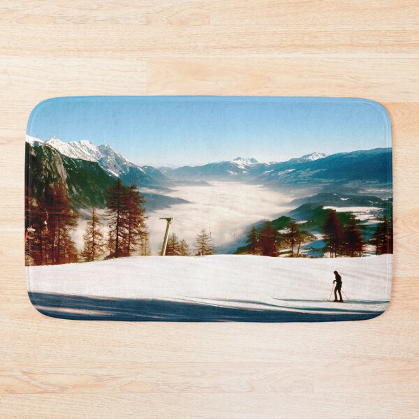 Item preview, Lone Skier over Innsbruck designed and sold by JonDelorme.