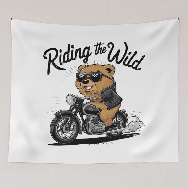 Item preview, Bear - Riding the Wild designed and sold by 123ks.