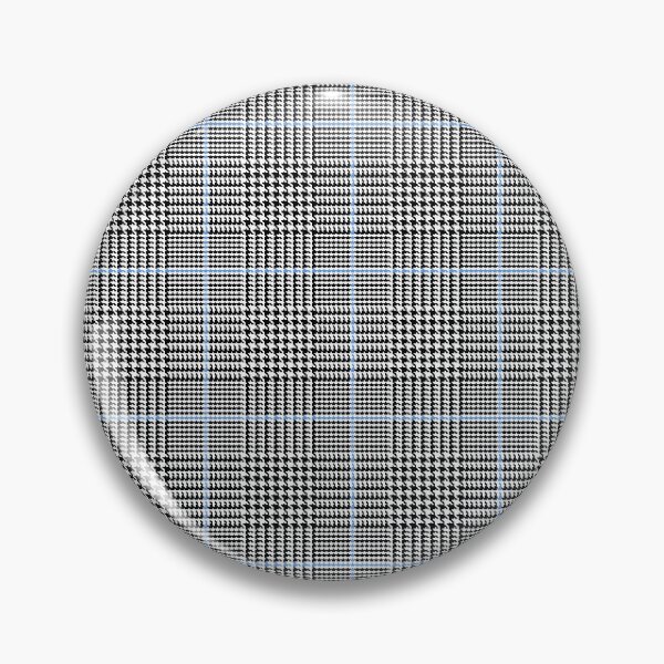 Item preview, Glen check, Prince of Wales abstract geometric pattern, black broken checks  designed and sold by iclipart.