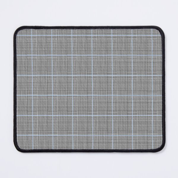 Item preview, Glen check, Prince of Wales abstract geometric pattern, black broken checks designed and sold by iclipart.