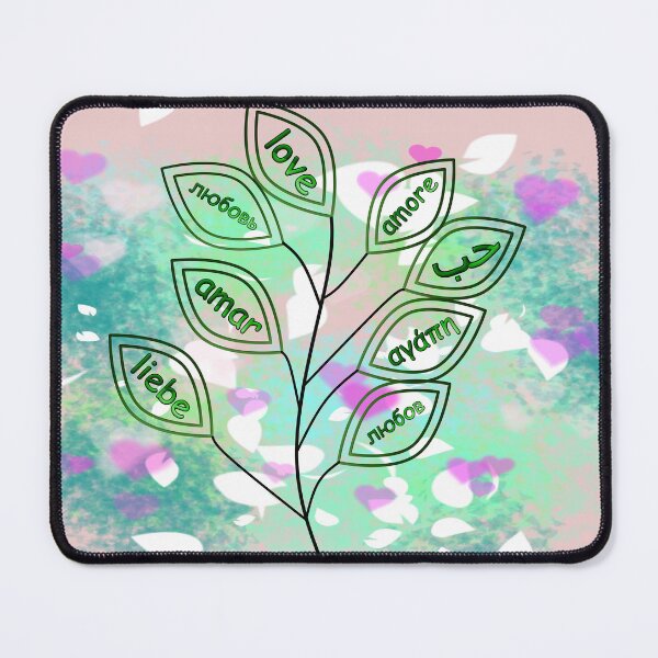 Item preview, Design with the word -,,love, in eight languages. designed and sold by NB-Artmagic.