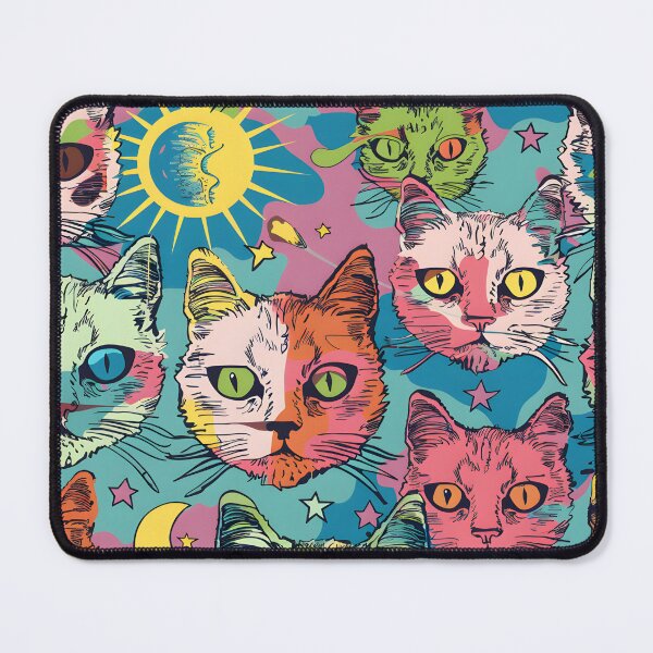 Item preview, Cats hippie print designed and sold by Karma-Koutur.