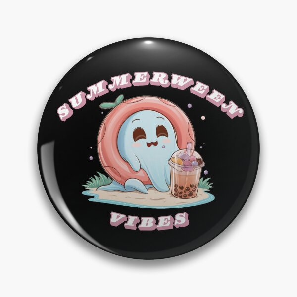 Item preview, Summerween Vibes - Cute ghost, spooky summer designed and sold by Merch-Kitsune.