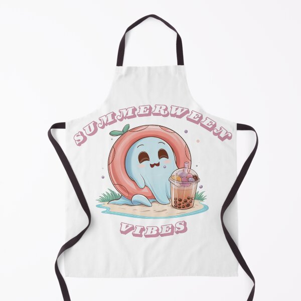 Item preview, Summerween Vibes - Cute ghost, spooky summer designed and sold by Merch-Kitsune.