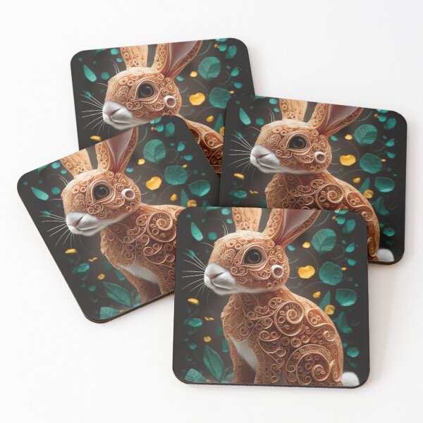 Item preview, Cute rabbit 3d designed and sold by cu-animals-te.