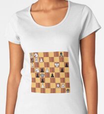 #chessproblem #chess #problem #playchess #chesspiece #chessset #chessmaster #chinesechess #chesstournament #gameofchess #chessboard #competition #sport #intelligence #wood #vector #knight #cavalry Women's Premium T-Shirt