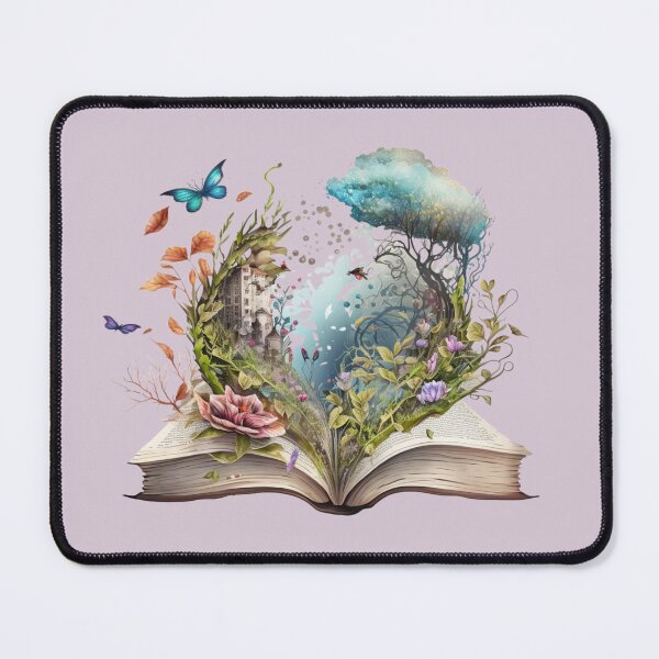 Item preview, Floral Open Book designed and sold by GiraffeCreative.