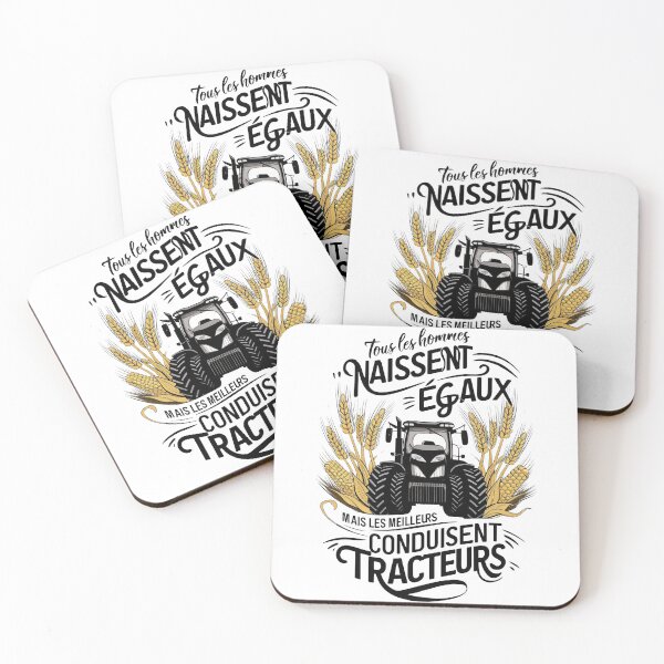Item preview, Tous les hommes naissent égaux, mais les meilleurs conduisent tracteurs designed and sold by Zibis09.