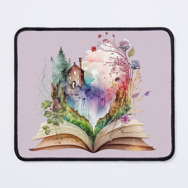 Item preview, Floral Open Book designed and sold by GiraffeCreative.