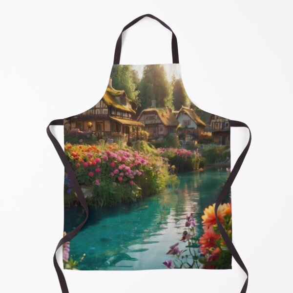 Item preview, Flower-Embraced Canal Hamlet designed and sold by BlareBlare.