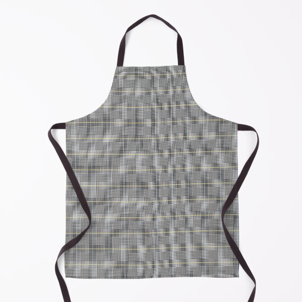 Item preview, Glen check, Prince of Wales abstract geometric pattern, black broken checks  designed and sold by iclipart.