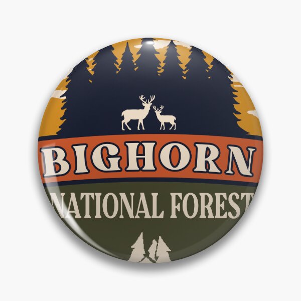 Item preview, Bighorn National Forest designed and sold by graphic-map.