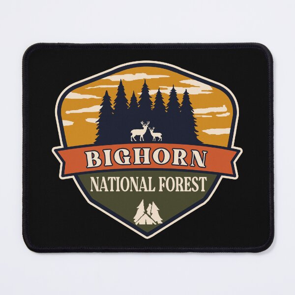 Item preview, Bighorn National Forest designed and sold by graphic-map.