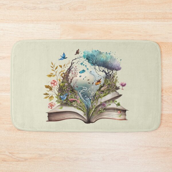 Item preview, Floral Open Book designed and sold by GiraffeCreative.