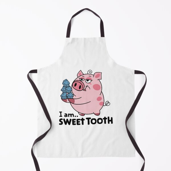 Item preview, I AM SWEET TOOTH ! Pink Cartoon Pig designed and sold by Noertz.