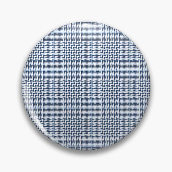 Item preview, Glen check, Prince of Wales abstract geometric pattern, blue broken checks  designed and sold by iclipart.