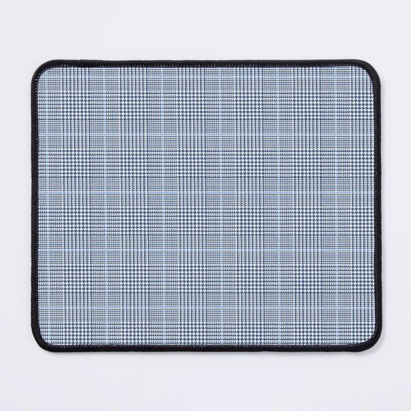 Item preview, Glen check, Prince of Wales abstract geometric pattern, blue broken checks designed and sold by iclipart.