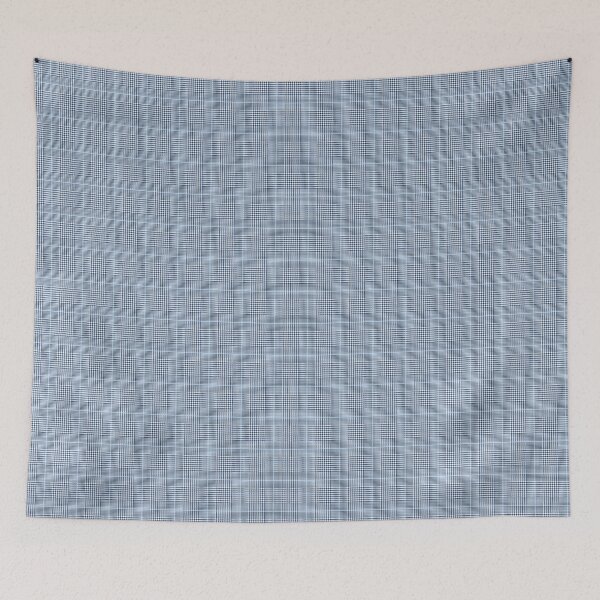 Item preview, Glen check, Prince of Wales abstract geometric pattern, blue broken checks  designed and sold by iclipart.