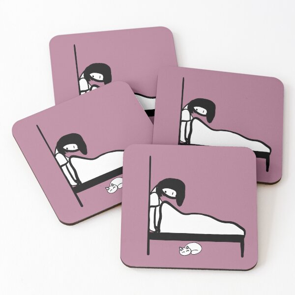 Item preview, Cartoon women Sitting and sleeping on the bed designed and sold by nongsao4.