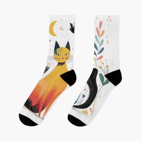 Item preview,  Orange Cat Black Cat enjoy together cool cool designed and sold by Nanthanon.