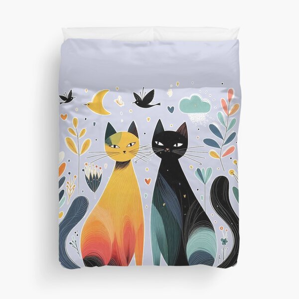 Item preview,  Orange Cat Black Cat enjoy together cool cool designed and sold by Nanthanon.