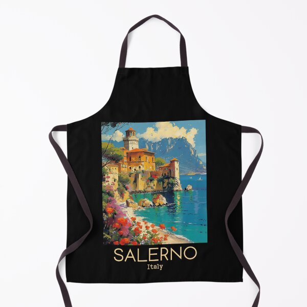 Item preview, A Vintage Travel Art of Salerno - Italy designed and sold by GoodOldVintage.